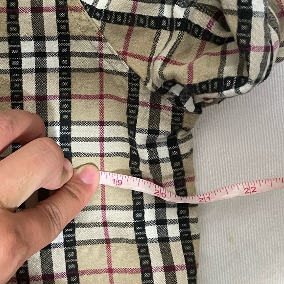 Casey Max L button down vintage shirt plaid womens euc - Picture 6 of 7